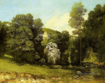La Ruisseau de la Breme pintor realista Gustave Courbet Pinturas al óleo